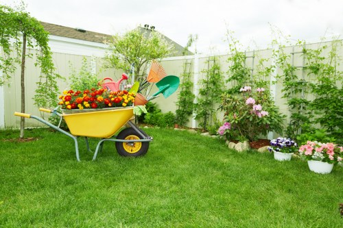 Healthy garden foliage in Hendon